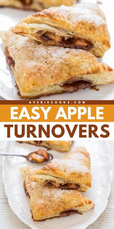 An easy Thanksgiving dessert with just 15 minutes of prep! Flaky and buttery with a caramel apple filling, these puff pastry turnovers are a delicious fall baking idea. Check out the many ways to serve these apple turnovers with puff pastry! Homemade Apple Turnovers, Apple Turnovers With Puff Pastry, Apple Turnover Recipe, Live Well Bake Often, Apple Turnover, Easy Homemade Desserts, Dessert Apple, Turnover Recipes, Apple Puff Pastry