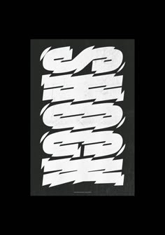 an image of the words g o b s on a black and white wallpaper