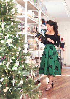 Holiday fashion Modcloth Vintage, Outfits Dressy, Outfits 2016, Christmas Party Outfit, Christmas Party Outfits, Outfits 2017, Warm Christmas, Chic Christmas, Christmas Outfits