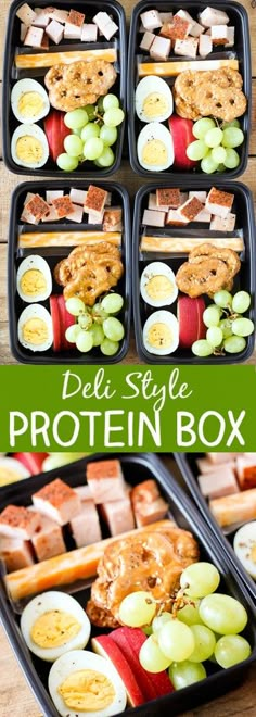 an image of deli style protein box lunch