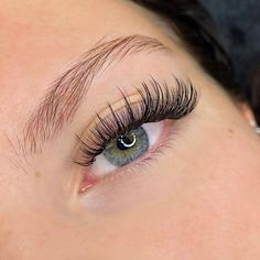 These wispy lash extensions have been created using 0.05 lashes from Lavi Lashes. Russian Lashes, Volume Lash Extensions, Eyelash Extension Supplies