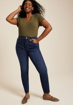 Exclusively At Maurices Our Sculpt Jeans Have A Body-Hugging Stretch That Hold You In And Smooths You Out. It's Next Level Shaping Where You Want It Most. Add To Your Cart Today!.mar-Pdp-Section .mar-Product-Description {Color: #000;}.mar-Pdp-Section .mar-Product-Description Ul .mar-Pdp-Section .mar-Product-Description Ul>Li {Margin-Left: 10Px;padding-Left: 10Px;}.mar-Pdp-Section .mar-Product-Description .mar-Product-Description-Content Ul Li{List-Style-Type: Disc;margin: 0 0 5Px;padding-Left: 5 Maurices Plus Size, M Jeans, List Style, Long Shorts, Plus Size Jeans, A Plus, Top Shoes, New Shop, Blue Denim