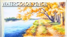 an image of watercolor pencils on paper