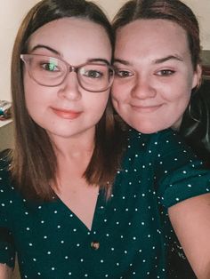 two women are taking a selfie together