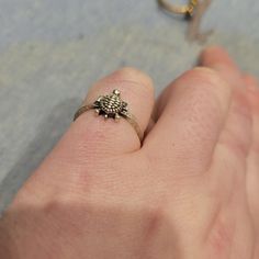 Silver Turte Tortoise Midi Or Pinky Ring Us 5.25 Chic. Could Be Worn As A Midi Ring, Or Pinky Ring Beach Surfer, Ocean Sea Made Of Zinc Alloy. 10/$28 Bundle And Save Or Choose 2 Rings To Count As 1 Item In 5/$28 Turtle Ring, Tiffany Rings, Love Knot Ring, Snake Ring Silver, Sparkly Ring, Stamped Rings, 2 Rings, Engagement Sets, Midi Ring