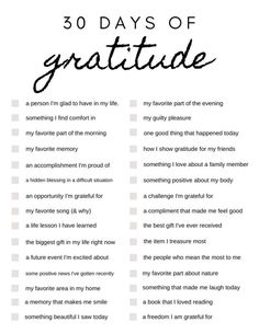 30 Days of Gratitude: Journal Prompts to Get You Started - Angie Cruise Blog 30 Days Of Gratitude, Corkboard Ideas, Birdhouses Ideas, Gray Headboard, Prompts Ideas, Fashion Quiz, Gratitude Prompts, Ideas Journal, Gratitude Journal Prompts