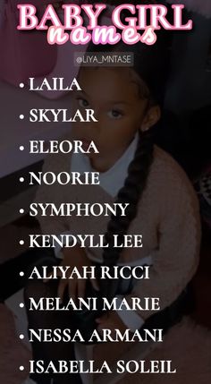 Cute Names For Daughter, Unique Black Names, Cute Girl Names Black, Unique Names Black, Baby Names Black People, Boy Names Black Kids, Cute Names For Girls Unique, Baddie Names Ideas, Girl Names Unique Black