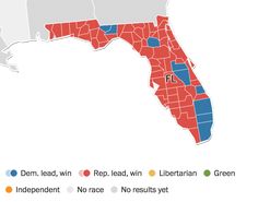 florida election map 2008