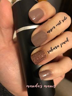 Upper East Side & Sahara Jewel Nail Combos, Nail Color Combos, Color Street Combos, Mixed Mani, Pretty Nail Colors, Nagellack Trends, Color Street Ideas, Super Cute Nails, Nail Jewels