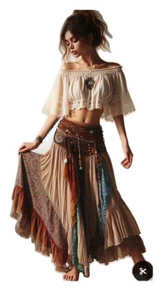 Hippie Mama, Ren Faire Outfits, Estilo Hippy, Apocalyptic Fashion, Kawaii Fashion Outfits, Boho Accessories, Clothes Crafts, Style Mistakes, Bohemian Clothes