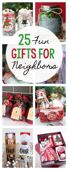 the 25 fun gifts for neighbor's