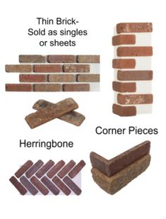 different types of bricks and their names