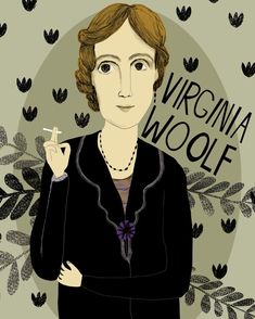 Virginia Woolf Aesthetic, Virginia Wolf, Alaska Young, Bloomsbury Group, Well Behaved Women, Famous Paintings, Watercolor Architecture, Virginia Woolf, March 8