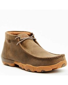 Twisted X Men's Boat Driving Shoes - Moc Toe | Boot Barn Boat Driving, Western Footwear, Carrollton Georgia, Chukka Shoes, Mens Chukkas, Western Shoes, Moc Toe Boots, Boot Barn, Shoe Making