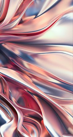 an abstract image of pink and blue colors with wavy lines in the center, as if it were liquid or water