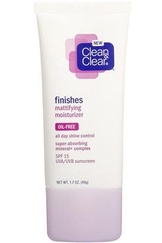 Clean & Clear Finishes Mattifying Moisturizer | 10 Best Moisturizers For Oily Skin Polish Remover, Best Moisturizer, Skin Tips, Anti Aging Skin Products, Best Face Products, Face Moisturizer