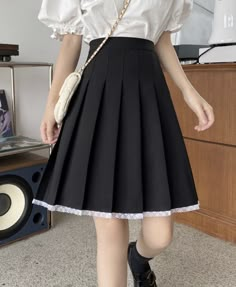 Black A line lace skirtColor: blackSize(cm): S, M, L, XL, 2XL, 3XLS length 50 waist 60-85M length 50 waist 65-90L length 50 waist 70-95XL length 50 waist 75-100&ltp&gt2XL length 50 waist 80-105&lt/p&gt&ltbr/&gt&ltp&gt3XL length 50 waist 85-110&lt/p&gt&ltbr/&gt Black Fitted Bottoms With Lace Patchwork, Fitted Black Bottoms With Lace Patchwork, Spring Mini Skirt With Lace Patchwork, Black Pleated A-line Mini Skirt, Black A-line Mini Skirt For Spring, Spring Black A-line Mini Skirt, Spring Lace Skirt With Contrast Lace, Flared Lace Skirt With Lace Trim, Black Lace Skirt For Summer