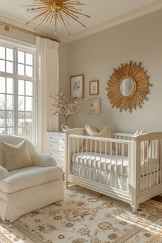 40 Cozy Neutral Nursery Designs for a Snug Baby Room Nursery Modern Neutral, Neutral Nursery For Girl, Modern Neutral Nursery Ideas, Baby Girl Nursery Neutral Colors, Neutral Cozy Nursery, Neutral Baby Girl Room, Cream And White Nursery, Beige Nursery Room, Girl Nursery Ideas Neutral