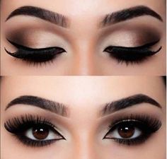 Makeup Bronze, Mekap Mata, Bronze Makeup, Best Eyeshadow, Color Makeup, Hooded Eye Makeup, Beauty Make-up, Pinterest Makeup