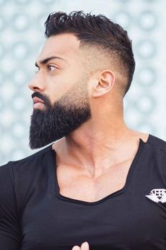 Bart Styles, Black Haircut Styles, Beard Designs, Beard Shapes, Black Men Beards, Best Beard Styles