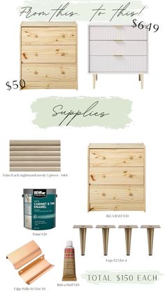 Shop Edge Pulls and other curated products on LTK, the easiest way to shop everything from your favorite creators. Ikea Rast Hack Nightstand, Diy Night Stands, Ikea Rast Makeover, Ikea Rast Hack, Edge Pulls, Ikea Ideas, Diy Dresser Makeover, Upcycled Furniture Diy