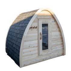 Dundalk Leisurecraft MiniPOD Sauna Canadian Timber 2-4 Person | CTC77MW - Topture Eastern White Cedar, Sauna Kits, Electric Sauna Heater, Wood Burning Heaters, Sauna Ideas, Hot Tub Designs, Sauna Heaters, Wall Bench, Cedar Walls