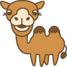 a camel with its mouth open and it's head resting on the back of another camel