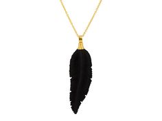 GURHAN, GURHAN Mens Gold Ebony Pendant Necklace, 62x19mm Feather Ruby Sapphire, Mens Gold, Recycled Gold, Pure Gold, Classic Collection, High Jewelry, 22k Gold, Men's Collection, Ring Bracelet