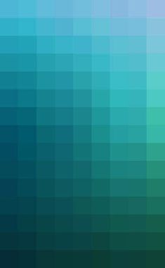 an abstract blue and green background with small squares on the bottom right corner, in shades of teal to aqua