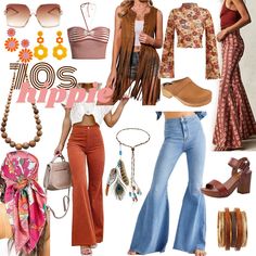 That 70s Show Outfits Dona, Denim Shirt Dress Outfit, That 70s Show Outfits, 70s Show Outfits, 70s Party Outfit, 70s Fashion Disco, 70s Inspired Outfits, 70 Outfits, Moda Hippie