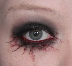 Makeup Horor, Halloween Zombie Makeup, Zombie Halloween Makeup, Make Up Diy, Makeup Zombie, Halloween Make-up Looks, Halloweenský Makeup, Horror Make-up