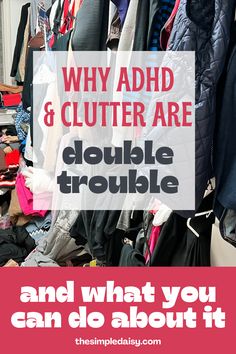 8 reasons why ADHD and clutter are often a chaotic duo and how to get past it. Have you ever walked into a room to do some tidying up and instead found yourself wanting to get out of there ASAP? There is a dilemma that often exists between ADHD and clutter. Excessive clutter can be doubly challenging for those of us with ADHD because not only might we be more prone to collecting it, but we are also more distracted by having to look at it. Chaotic Duo, Daily Routine Habits, Mental Health Facts, Mental And Emotional Health, Double Trouble, Health Facts, Coping Skills, Emotional Health, Have You Ever