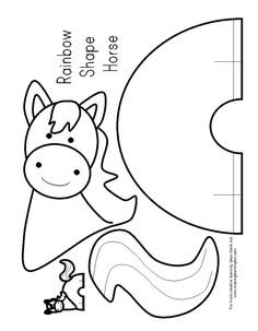 the letter e is for horse coloring page with an image of a horse on it