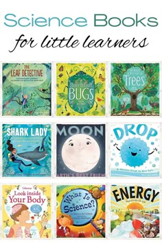 children's books with the title science books for little learners