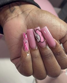 Pink Kaws, Nyc Nails, Queens Nyc