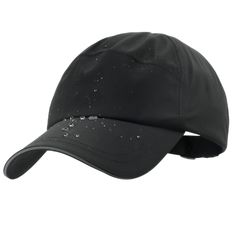 Features: MATERIAL AND FEATURE: This baseball cap is made of 100% polyester fabric. Classic baseball cap meets technical performance. The lightweight polyester shell features breathable, waterproof, and windproof. Perfect for your outdoor cap, sport cap, and golf cap. Fashionable and functional baseball cap for all on summer days. UPF 50+ SUNPROTECTED AND COMFORTABLE FIT: The pre-curved bill provides you with up to UPF 50+ sun protection, keeping you comfortable and sun-protected. Do not worry a Black Breathable Outdoor Hat, Black Waterproof Hat With Curved Brim, Breathable Baseball Cap For Outdoor Activities, Black Baseball Cap For Travel, Waterproof 5-panel Sporty Hat, Adjustable Moisture-wicking Baseball Cap For Outdoor, Black Waterproof Visor Hat, Sporty Waterproof 5-panel Hat, Functional Black Windproof Hat