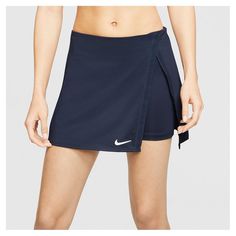 Hit The Court In Total Comfort In The Nikecourt Dri-Fit Skirt. Stretchy Fabric, Inner Shorts And A Full-Length Slit Let You Chase The Ball Without Restriction. Dry Design Dri-Fit Technology Moves Sweat From Your Skin For Quicker Evaporationhelping You Stay Dry And Comfortable. Made To Move Stretchy Fabric And A Side Slit Give You Room To Move While You Run And Slide. Inner Shorts Let You Tuck Spare Balls Under The Hem For Convenient Storage. Tennis Skort, Golf Skort, Athleisure Outfits, Nike Womens, Tennis Skirt, Fitted Skirt, Nike Shorts, Athleisure, Dri Fit