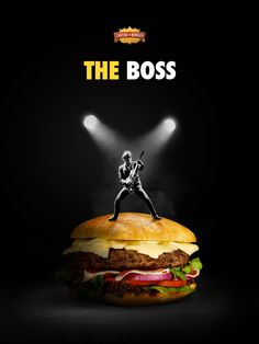 the poster for burger king's new movie, the boss