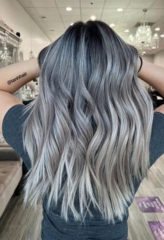 Light Ash Brown Hair With Dark Roots, Smokey Ash Brown Hair With Highlights, Bayalage Mushroom Blonde, Medium Brown Ash Balayage, Smokey Grey Highlights, Dark Roots Ash Blonde Hair Balayage Brunettes, Platinum Blonde Hair With Lowlights Ash Dark Brown, Ash Sombre Hair, Ash Blonde Color Melt