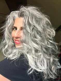 Highlights For Gray Hair, Grey Hair Model, Long Silver Hair, Grey Hair Don't Care, Grey Hair Transformation