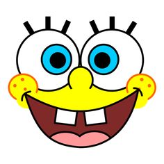 an image of a cartoon face with big eyes