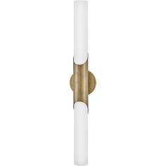 an image of a wall light that is on the side of a white wall with gold trim