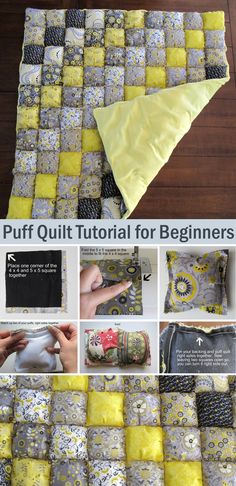 the instructions for how to make a quilt