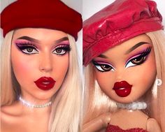 The Bratz challenge has gone viral and you need to see these makeup looks- CosmopolitanUK Bratz Costume, Bratz Halloween, Bratz Party, Bratz Halloween Costume, Black Bratz Doll