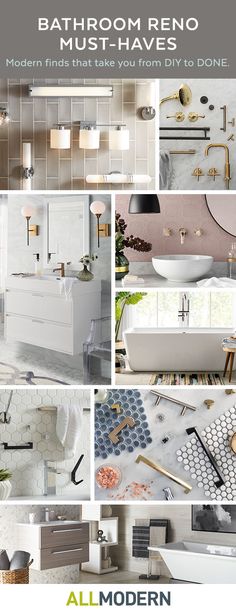 bathroom renovations must haves modern finds that take you from diy to done here