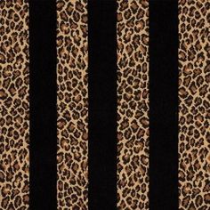 an animal print fabric with black stripes