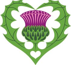 an image of a heart shaped flower with leaves