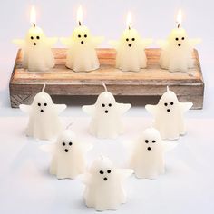 This package includes 10 Halloween candles, all in the same ghostly shape, offering ample quantity and variety for your daily decorations and holiday celebrations. The Holiday Aisle® | The Holiday Aisle® 10 pieces of Ghost Halloween candles, burning candles, soy wax, Halloween party decorations Soy in White Spooky;white Spooky | 1.57" H X 1.77" W X 1.77" D | Wayfair Candles Burning, Halloween Party Decorations, Burning Candles, Halloween Candles, Ghost Halloween, Halloween Party Decor, Halloween Ghosts, The Holiday Aisle, Outdoor Cooking