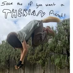 a skateboarder doing a trick in the air with words above it that read save this if you want a thiban free