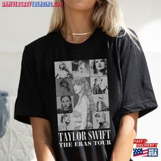 Taylor Swift The Eras Tour Shirt Swiftie Merch T-Shirt Black And White Classic Sweatshirt Check more at https://anniversarytrending.com/product/taylor-swift-the-eras-tour-shirt-swiftie-merch-t-shirt-black-and-white-classic-sweatshirt/ Taylor Swift Black, Swiftie Merch, Eras Outfits, Eras Tour Shirt, Taylor Swift The Eras Tour, Classic Sweatshirt, Tour Shirt, Eras Tour, Black Tshirt